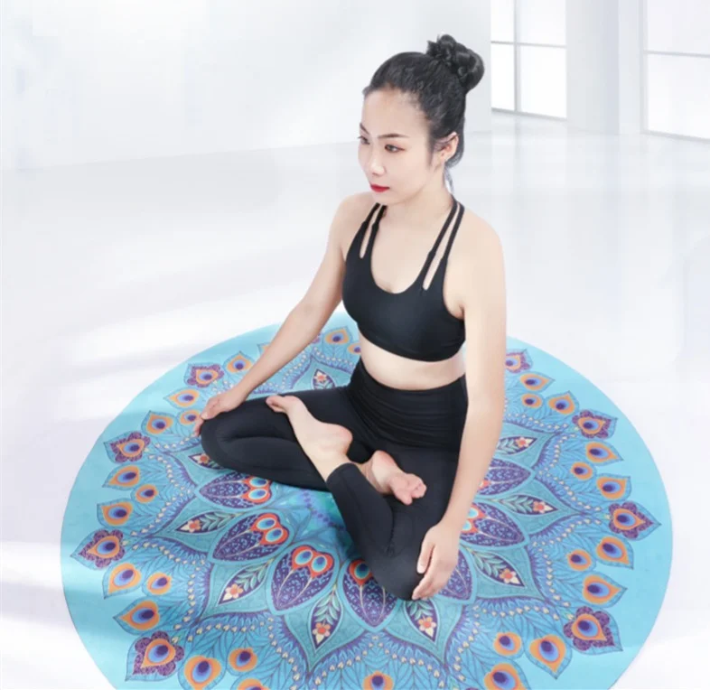 syndroom Droogte Het apparaat 2022 Wholesale Eco Friendly Round Yoga Mat Custom Circle Yoga Meditation  Mats With New Design - Buy Eco Friendly Yoga Mat,Natural Rubber Yoga Mat,Washable  Yoga Mat Product on Alibaba.com