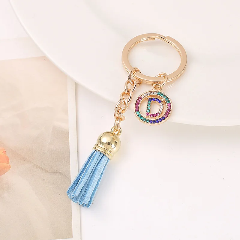 Alphabet Initial Keyring Jtkdxqs Letter Keychain Set - A-Z Initial - Foto 4