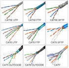 Wire Cable Cat6 Cable Price 4 PAIR 8 WIRE PVC Jacket Outdoor CAT6 FTP Network Cable