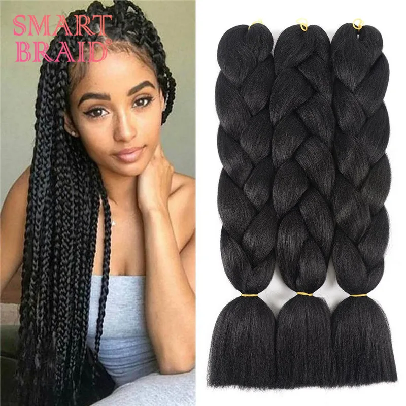 Wholesale Jumbo Hair Braids Hairstyles 24 41in For Black Women And Black Synthetic  Hair Extension Synthetic Braiding Hair - Buy Jumbo Hair Braid Synthetic  Hair Synthetic Braiding Hair,Jumbo Hair Braid Synthetic Hair