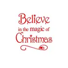 Christmas Window Sticker Christmas Window Sticker PVC Vinyl Sticker Window Sticker Die Cut Custom Design Script