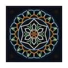 Art XYL-072 Mandala Pattern Art Print Custom Luminous Diamond Painting 5D Crystal Diamond Painting Glow In Dark Beads