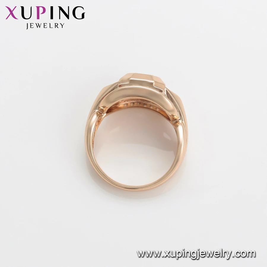 16646 xuping Free sample Fashion jewelry women children hand jewelry 18K gold color Synthetic CZ 3A+ finger ring for man