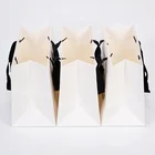 Gift Bag Logo Customized Recyclable Kraft Shopping Gift Paper Bag With Handles