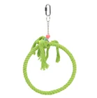 Parrot Bird Toys Parrot Pet Swing Cotton Toy Ring Parrot Stand Bird Toy