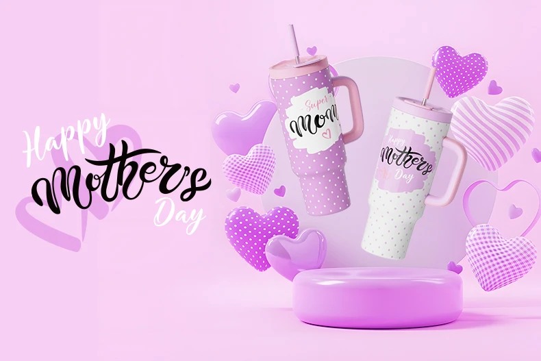 New Products 2024 Home 40Oz Tumbler With Handle Straw Lid Cups for Mother'S Day supplier