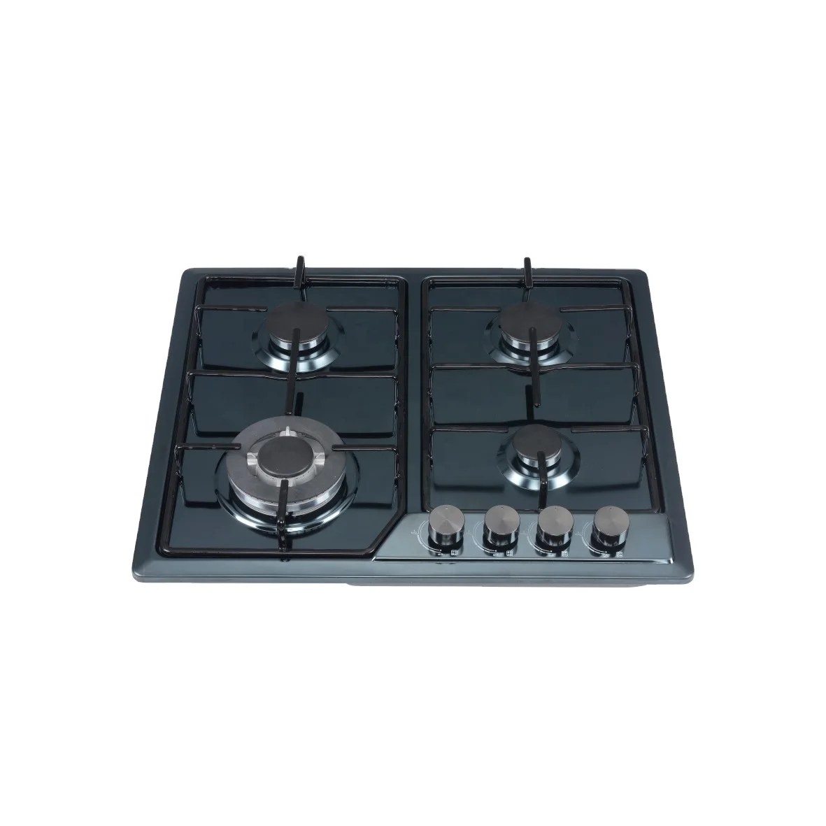 glass top four burner gas stove