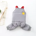 Cotton-padded Clothes Pet Cotton-padded Clothes Pet Cotton-padded Coat Chest Back Autumn And Winter Clothes