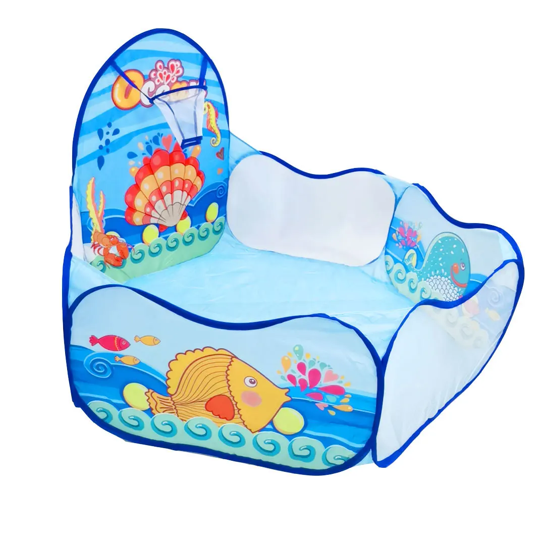 product wholesale foldable tent kid castle blue play tent toys ball pool for children-3