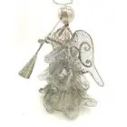 White Wings New Product Hanging White Angel Wings Ornament For Christmas Decoration Christmas Pendant