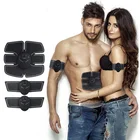 Muscle Wireless Rechargeable Fitness Machines EMS Smart Abs Muscle Trainer Abdomina Electrode Pads For Ems