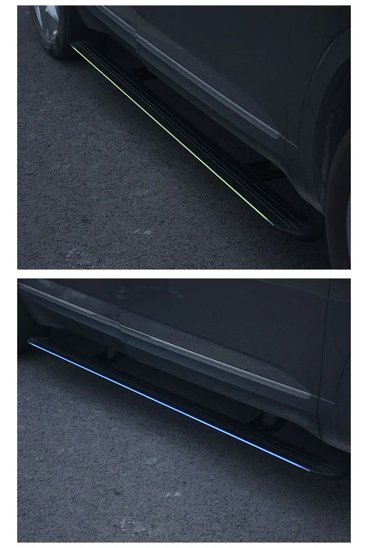 Car Parts Smart Electric Side Step of Colorful Neon Led Light Lamp for Porsche Cayenne HIBRID 2008-2021 MACAN 2015-2023 supplier