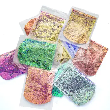 low moq Wholesale bulk Mixed chunky glitter for face and body glitter nail