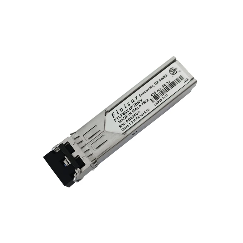 Finisar FTLF8524P3BNL 4GB/s SFP Transceiver with 860nm Optical Wavelength and 3.7GB/s Data Rate