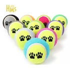 Pet Toy HMS Other Pet Training Products Wholesale Various Color Dog Toy Chew Custom Print Tennis Ball Dog