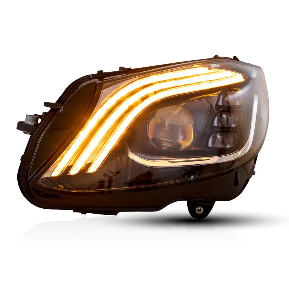 product headlight head light led lights maybach style led headlights for mercedes benz c class w205 headlamp head lights 2015 2020-7