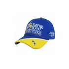 Washed Camper Caps With Flat Brim And Customized Woven Patch Sport Hat