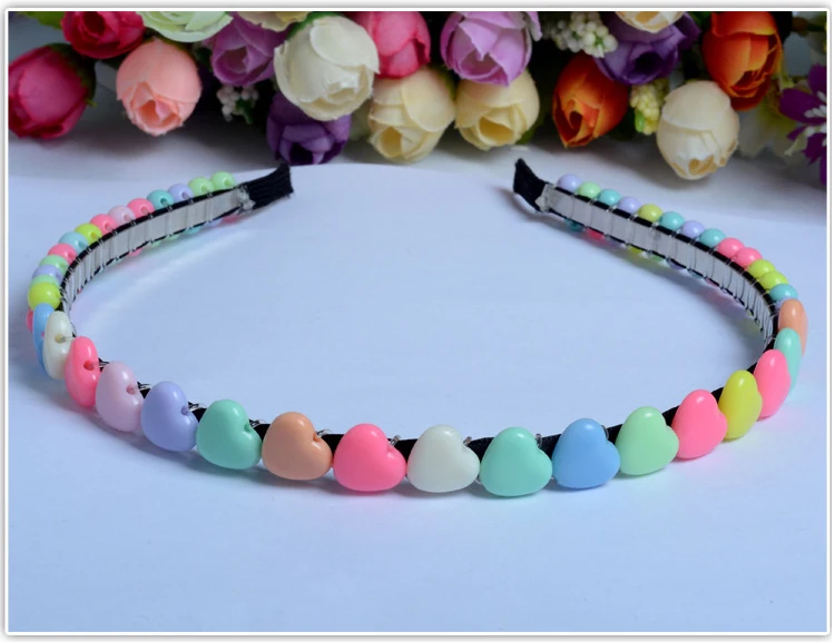 New Arrivals Custom Heart Beads 10mm Beads For Jewelry Making DIY Craft Light Color Beads