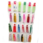 Fishing Lures Octopus Squid Skirt Bait Trolling Soft Lure Set Squid Hoochie Bait
