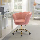 Shaped Modern Leisure Adjustable Swivel Flower Shaped Task Chair For Home Office