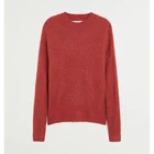 Round Custom Designer Knitwear Long Sleeve Round Neck Rib Openwork Sweater