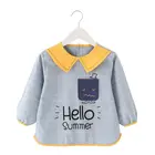 Baby Bib Dribble Best Sales Baby Bib Childproof Longsleeve Restaurant Apron Cotton Towel Dribble Bib