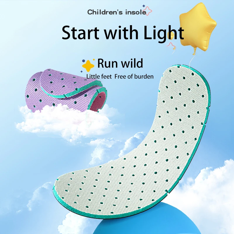 Childrens Sports Insoles Summer Breathable Shoe Pads Childrens Sports Insoles Summer Breathable Shoe Pads