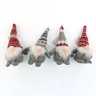 Ornament Wholesale Seasonal Table Ornament Nisse Faceless Knit Hat Fabric Dwarf Christmas Gift Doll Elf Gnome Set