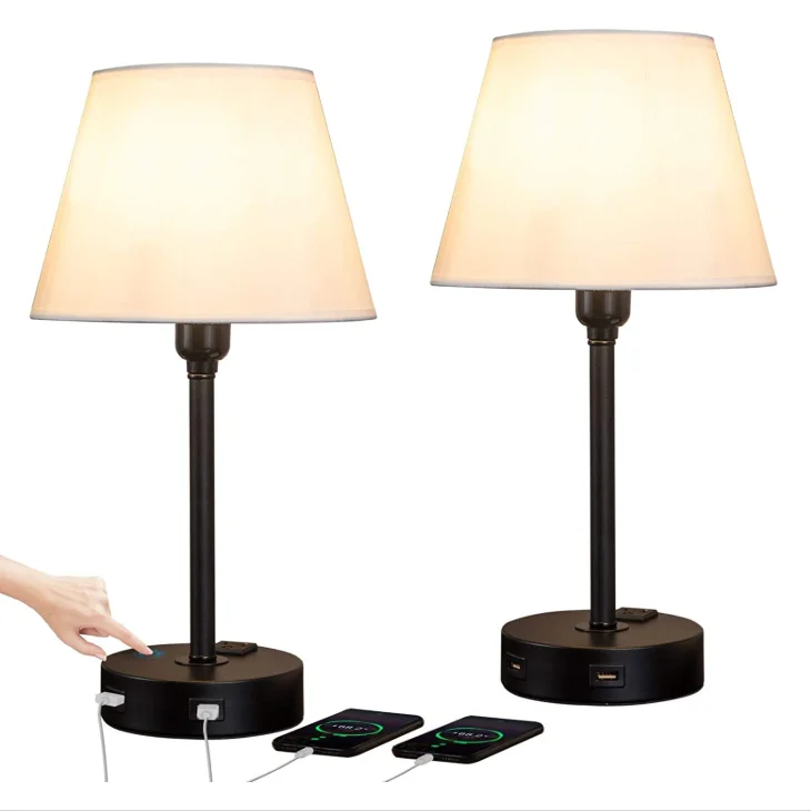 table lamp with built in outlet