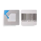 Rf Rf Label Adhesive EAS RF Soft Label With Bar Code Paper Label RF 8.2mhz Sticker
