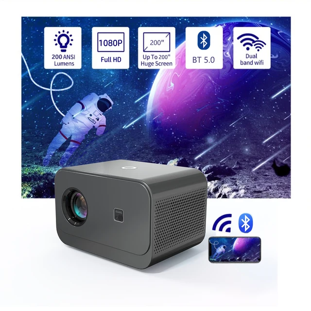 Tripsky wireless home theatre projector 5G WiFi wireless projector with wifi and bluetooth