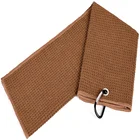 Golf Towel Customized Best Selling Recycled Waffle Microfiber Sports Golf Towel