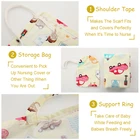 Famicheer Infant Nursing Car Seat Cover Multi-use 4 In 1 Stretchy Nursing Cover Scarf
