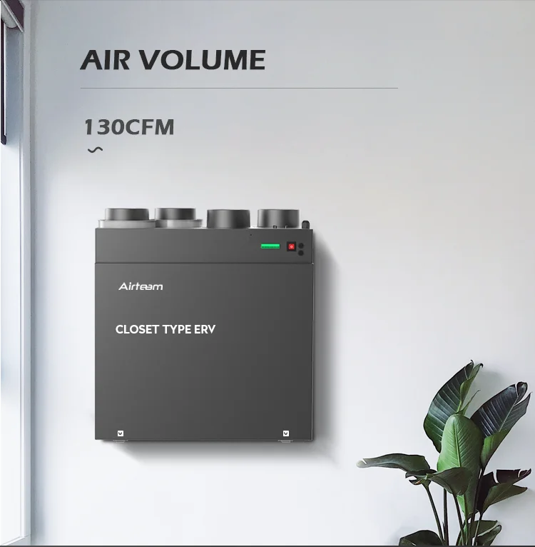 Air Handling Unit, ERV, HRV, Wall - detail 6