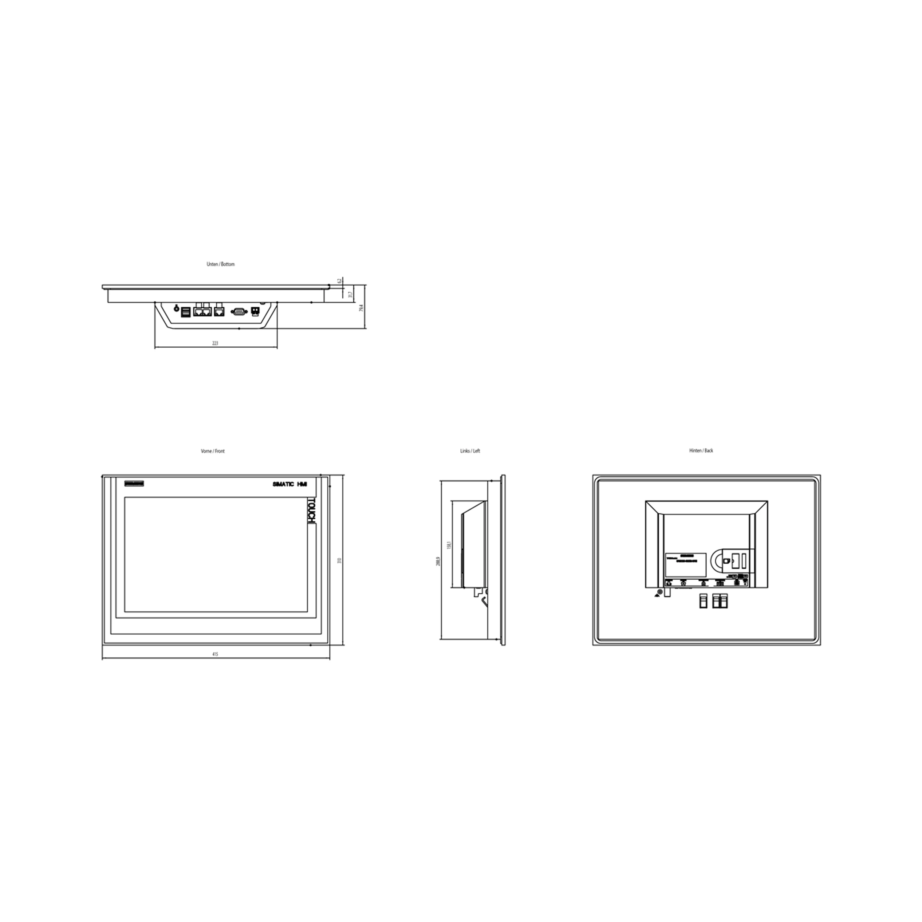 Original Package SIMATIC HMI KTP600 6