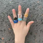 Latest Design Ring Rings Latest Personality Unique Design Bestie Ring Various Style Open Ring Stacked