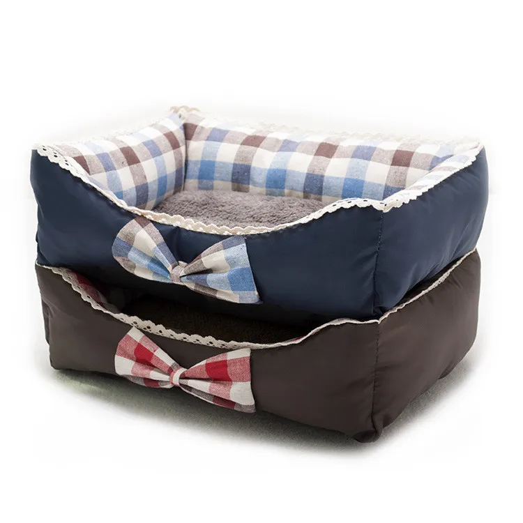 Manufacturers Lace bow pet nest mats washable eco friendly wholesale dog beds