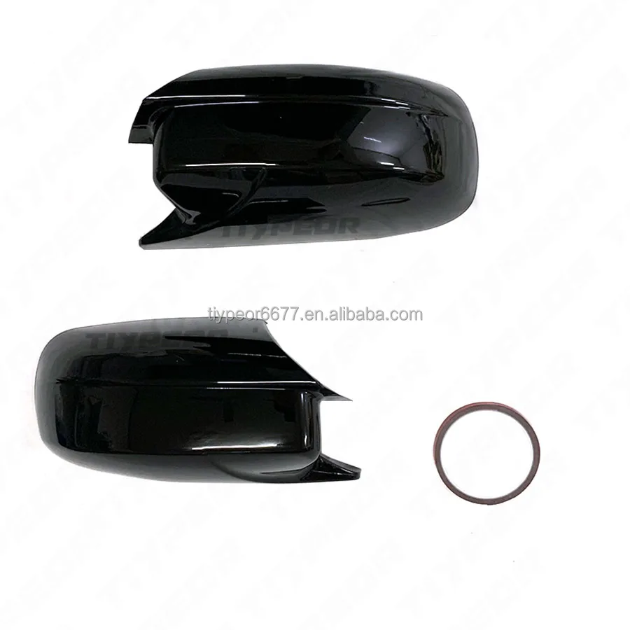 product glossy black mirror cover caps for 2015 2023 dodge charger srt stick on side mirror cap cover-4