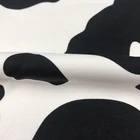Cotton Casualwear Fabric Printed French Terry Cotton Polyester Fabric For Apparel T Shirts Sportingcoat