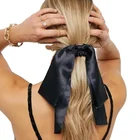 Silk Scarf Women Fashion Print Customized Luxury Pure Silk Satin Hair Scarf