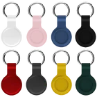 Lianmi Silicone Air Tag Case Cover Keychain Key Ring Clip Holder For Apple Airtags Case For Airtag