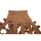 Pattern Scarf Good Looking Pompom Pattern Polyester Custom Edge Large Scarf Wholesalers