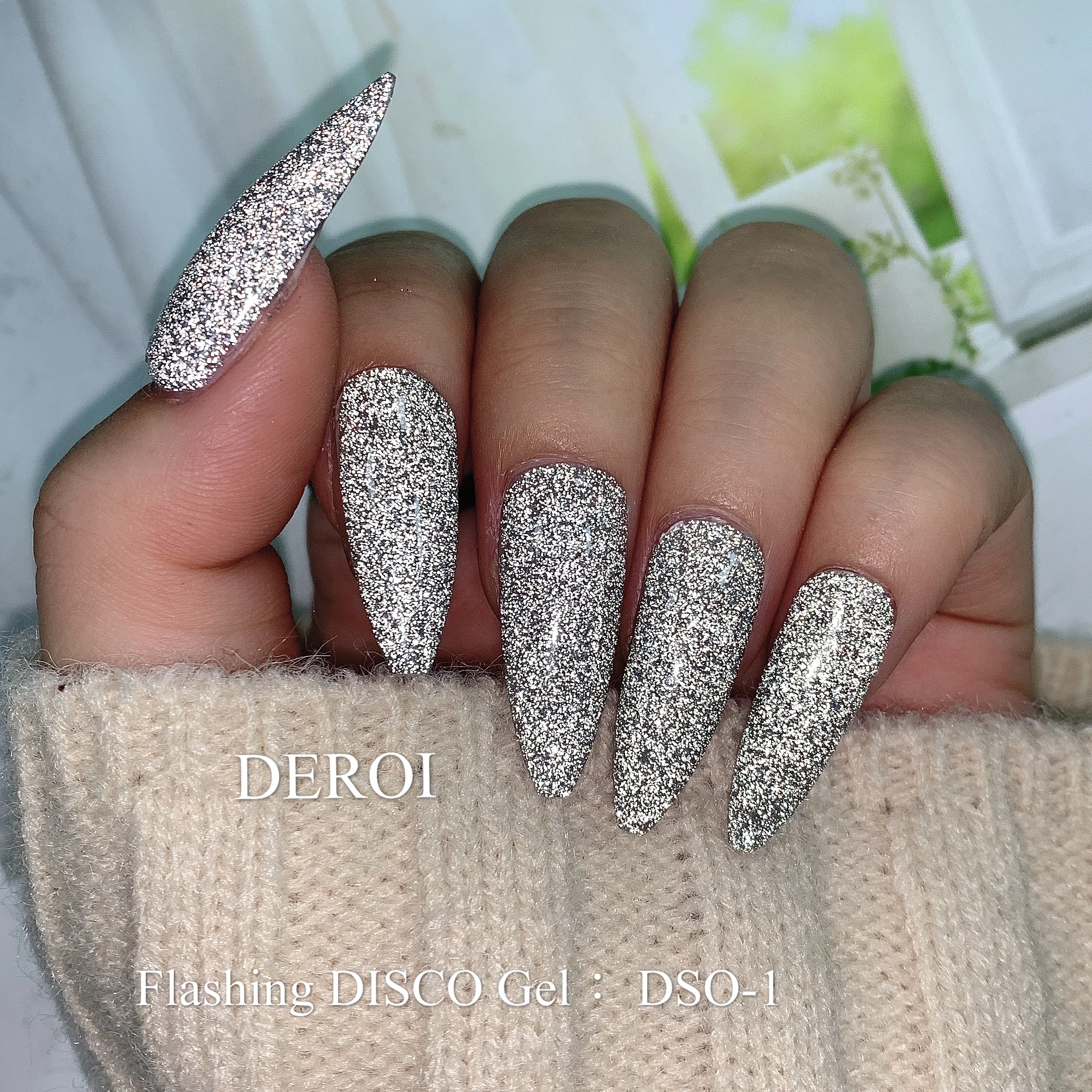 flashing disco nail polish