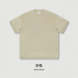 N88 Customize Graphic White Cotton Blanks oversized unisex Custom men's t-shirts heavyweight tshirts oversized tshirt For Men