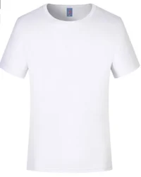 OEM Oversized 200g 100% Polyester Custom T-Shirt for Men 100% Custom Print Tee for Gym Summer O-Neck Plain T-Shirts