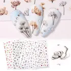 Decoration 2020 New Custom Designer Daisy Flower Nail Art Stickers Nail Decoration
