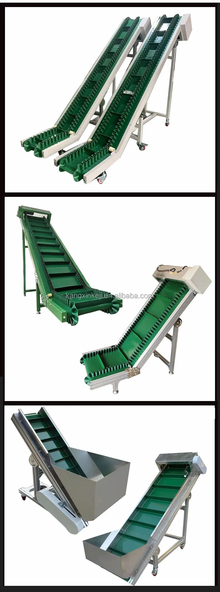 Multifunctional Movable Belt Conveyor Heavy Duty Rubber - Buy Belt ...