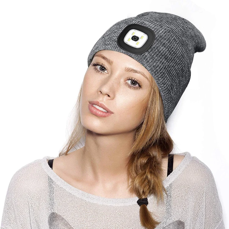 Upgraded Led Lighted Beanie Hat For 