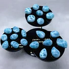 Gemstone Natural Larimar Cabochon Gemstone Mix Shape Blue Larimar Loose Gemstone For Jewelry Making