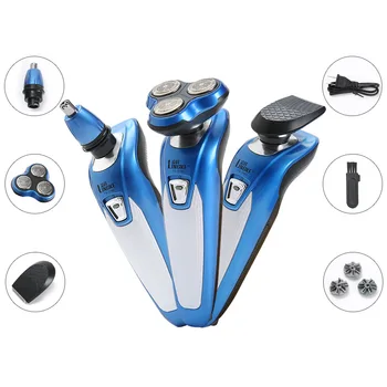 Manufacturers wholesale 3 in 1 Shaver Face shaving kits pocket-sized washable skull electric waterproof men's beard shavers